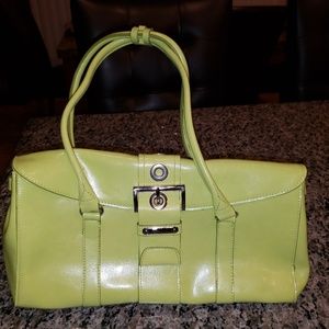 Rina Rich Lime Green Satchel